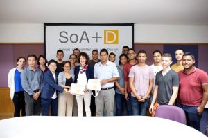 SoA+D welcome guests from The Réunion University