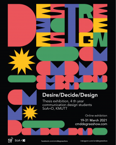 CMD Degree Show 2021: “Desire / Decide / Design”