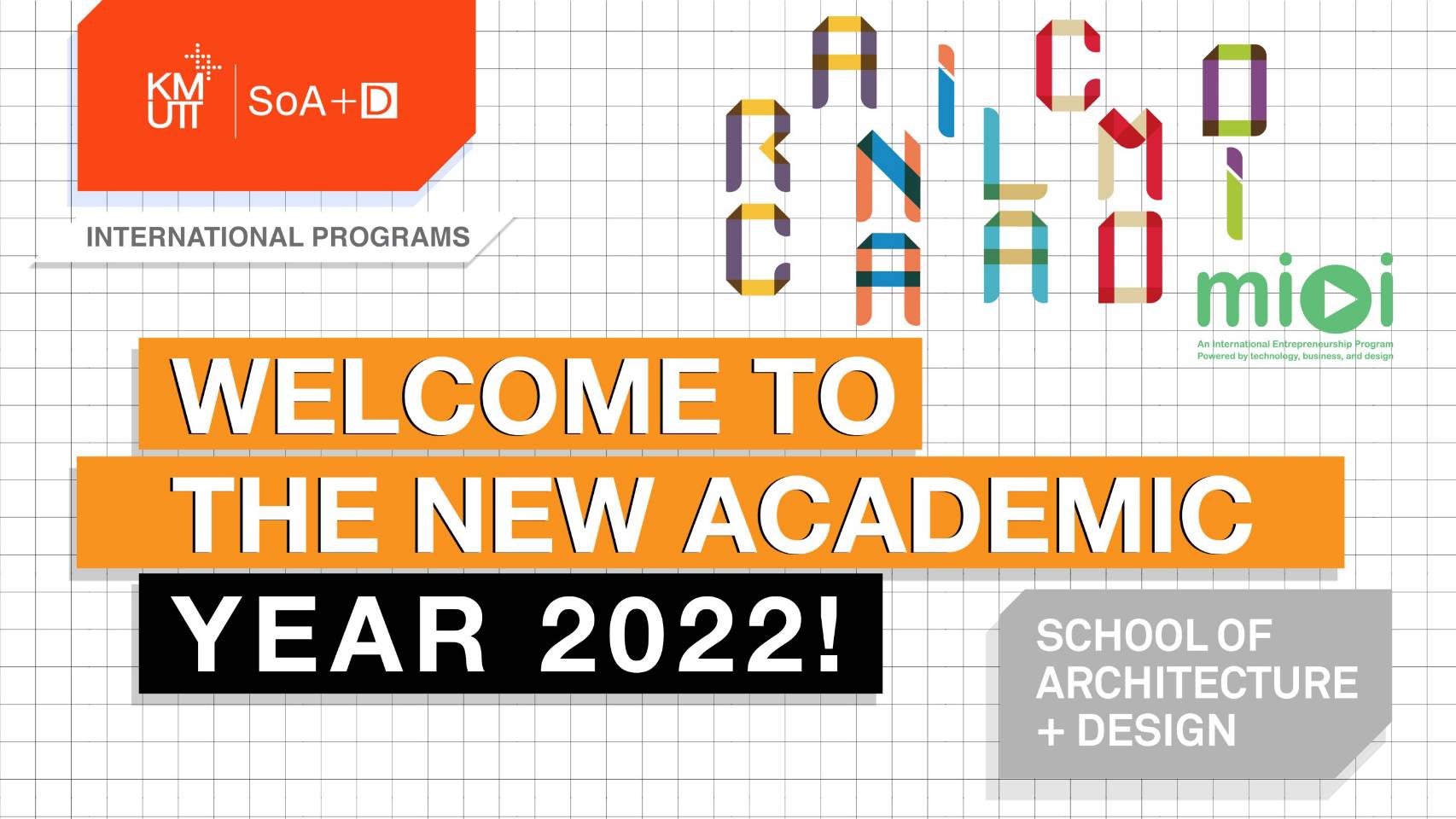 Welcome to the new academic year 2022