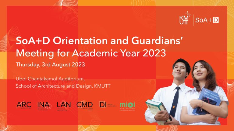 SoA+D hosts orientation for freshmen and guardians on 3 August 2023